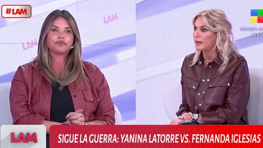 Nazarena Vélez defendió a Fernanda Iglesias en LAM y desató un feroz cruce con Yanina Latorre