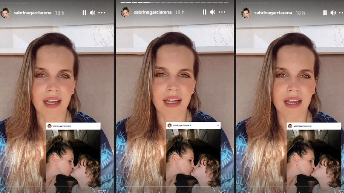 Sabrina Garciarena enfrentó las críticas por el beso a su hijo