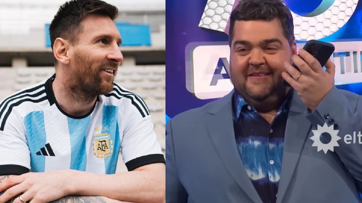 Darío Barassi compartió el mensaje de voz y foto que le envió Lionel Messi