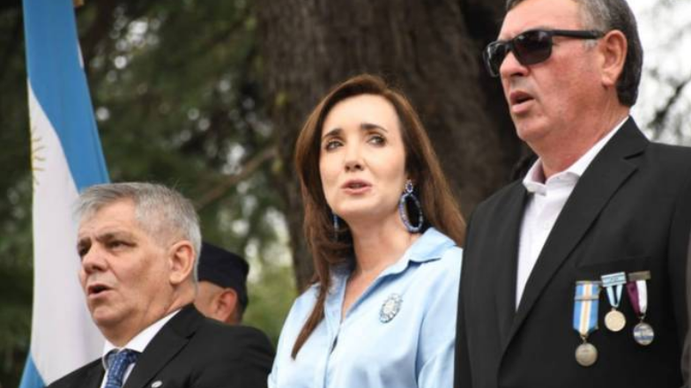 Victoria Villarruel participó de un acto por Malvinas en Chivilcoy y explicó por qué no fue a Tierra del Fuego