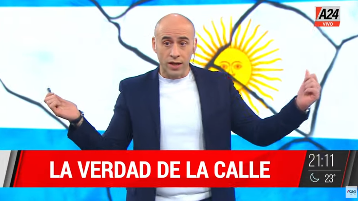 Esteban Trebucq analizó a los votantes que entrevistó en la calle: Son víctimas de este modelo político. (Captura)