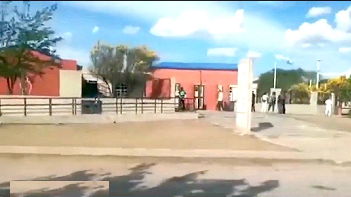 Violencia de género y horror en una escuela de San Luis. Foto: captura de Tv.&nbsp;