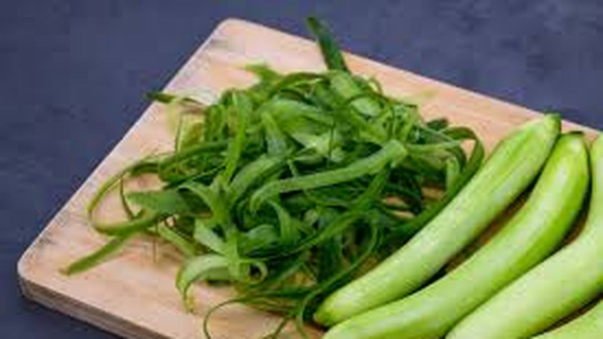 La cáscara del pepino