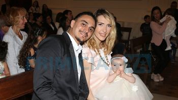 La intimidad del bautismo de Indiana, la hija de Lorena Liggi