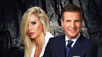 El reencuentro de Luciana Salazar y Martín Redrado: Ella en el suelo y él en el aire