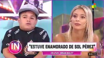 Brian Buley reafirmó su amor por Sol Pérez y le pidió disculpas en la cara