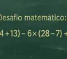 Desafío matemático: ¿en cuánto tiempo lo podés resolver?