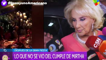 Todo lo que no se vio del cumpleaños 90 de Mirtha Legrand