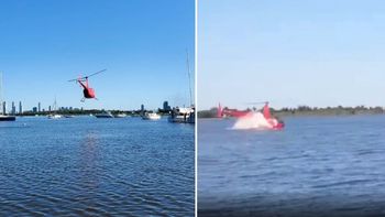VIDEO: un empresario y expiloto de TC se estrelló con su helicóptero en el río Paraná y murió