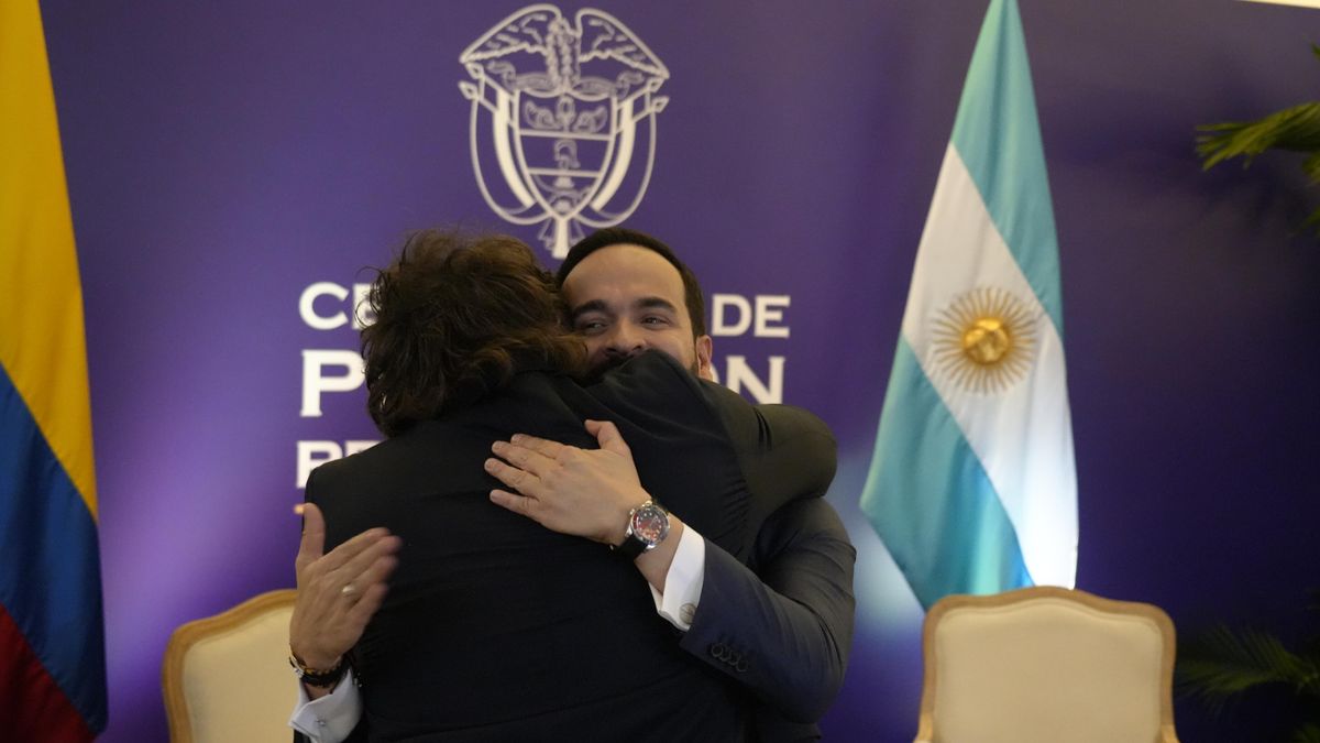 El presidente Javier Milei mantuvo un encuentro con Abelardo de la Espriella antes de su asunción como nuevo jefe de Estado colombiano. (Foto: Presidencia)