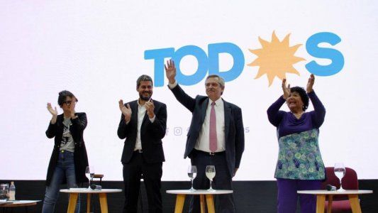 Alberto Fernández y Matías Lammens relanzaron la campaña en la Ciudad