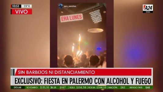 En medio del aislamiento, fiesta clandestina en un boliche de Palermo