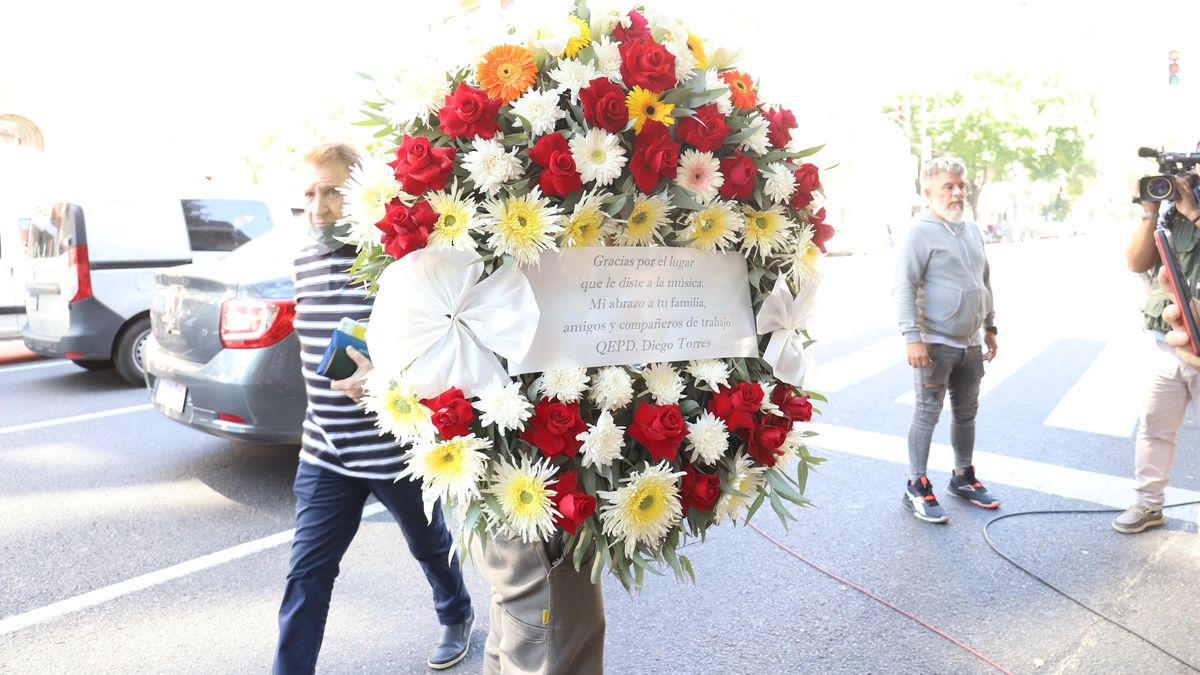 La corona que le envió Diego Torres&nbsp;