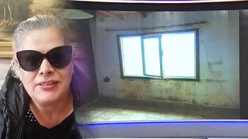 El drama de Lía Crucet: le destruyeron su casa