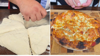 Pizza napolitana sin amasado: la receta del cocinero Edgardo Ríos que es furor