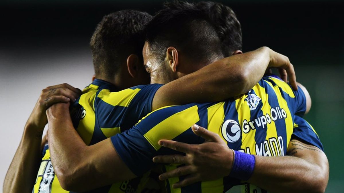 Central aplastó al equipo chileno.