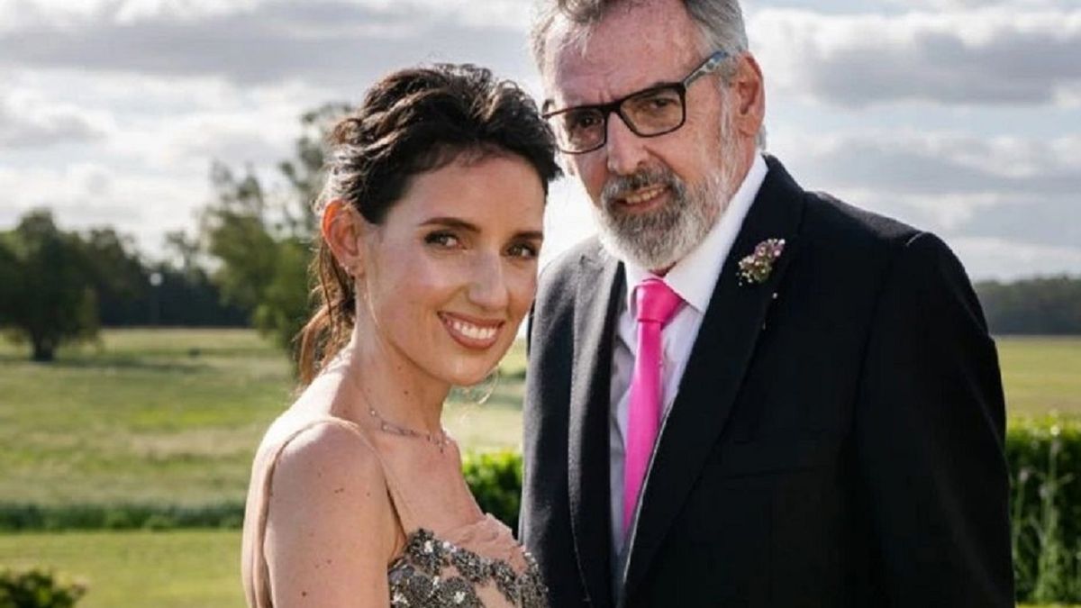 Benito Fernández y su hija Marina. 