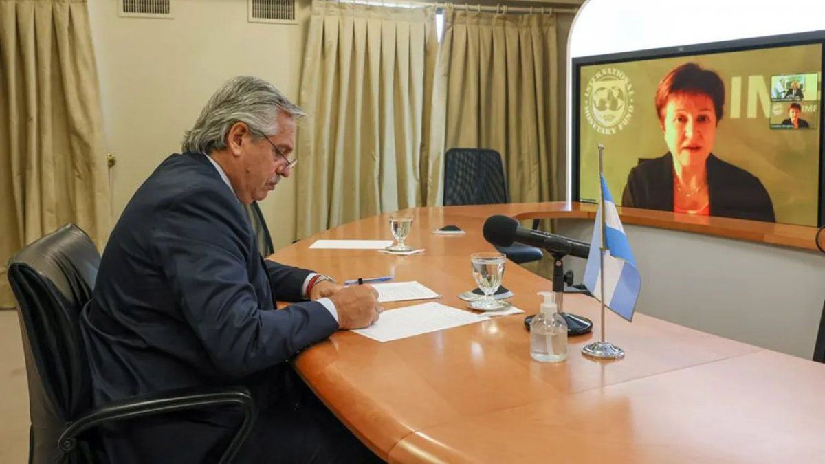 El presidente Alberto Fernández aclaró que el gobierno no posterga el acuerdo con el FMI. Foto: Archivo