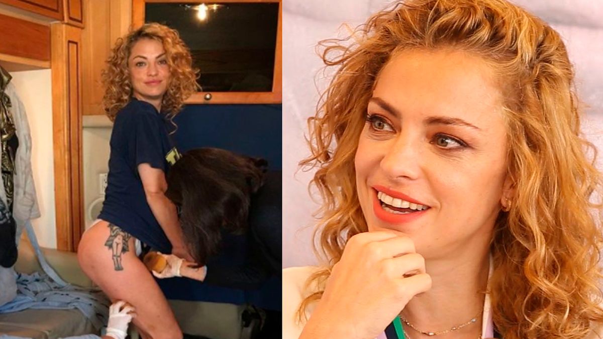 Dolores Fonzi mostró la cola para promocionar su próxima película.&nbsp;