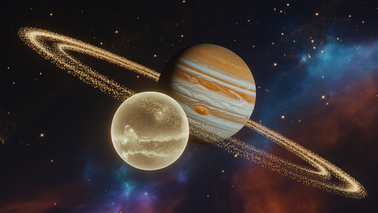 Venus sextil Júpiter en la astrología:  el guiño del cielo que trae suerte en el amor y coincidencias felices