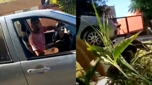 Un hombre violó la restricción perimetral, persiguió a su expareja y la atropelló