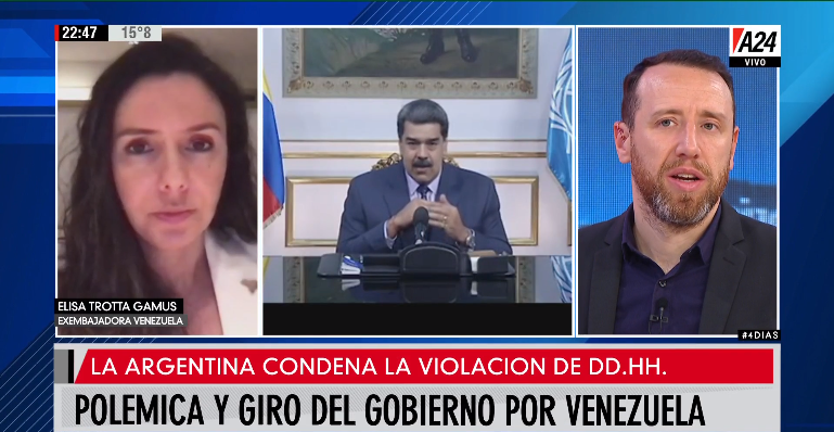 La ex embajadora venezolana en Argentina tras la aprobación de la resolución en la ONU: Estamos muy agradecidos