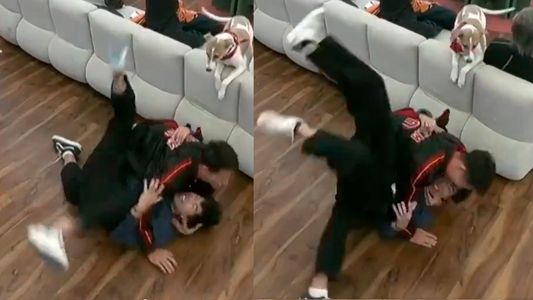 Feroz pelea entre Martín y su amigo Facundo: insultos, trompadas y escándalo en Gran Hermano