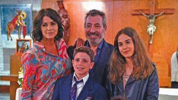 La Primera Comunión de Felipe, el hijo de Pamela David