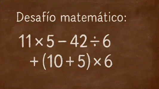 Desafío matemático: ¿en cuánto tiempo lo podés resolver?