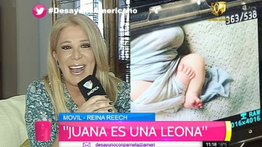 Reina Reech conmovida por el nacimiento de su nieto