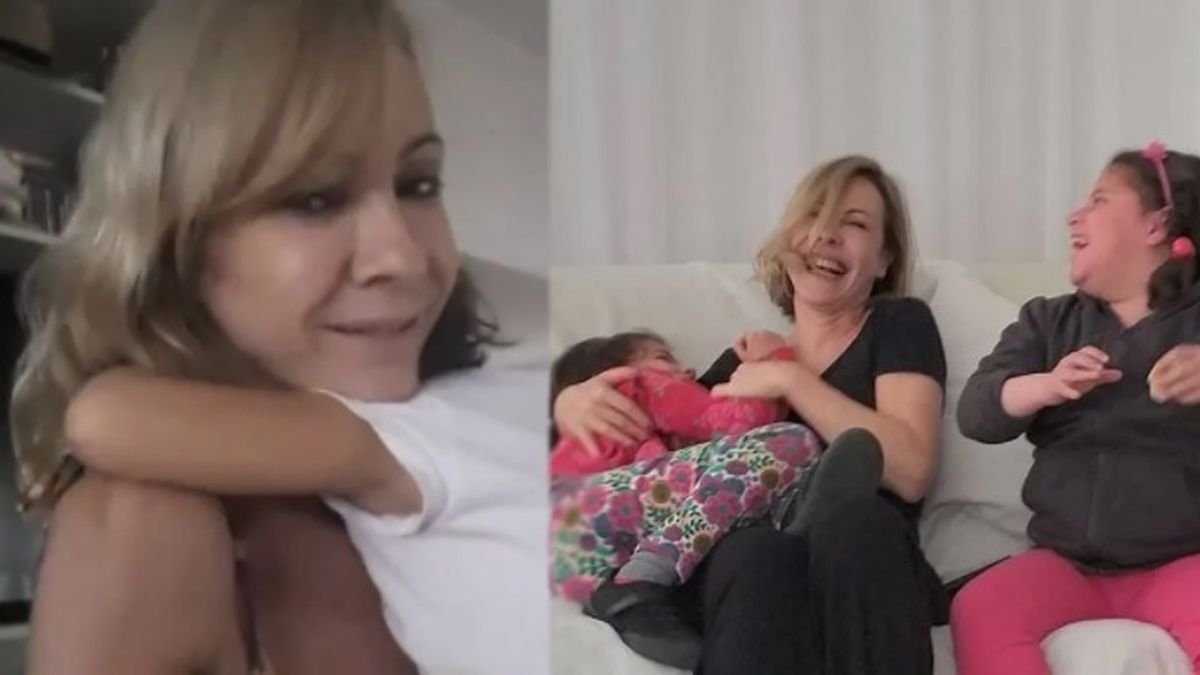 Inés Estevez y sus dos hijas atravesaron el coronavirus en el mes de noviembre pasado. 