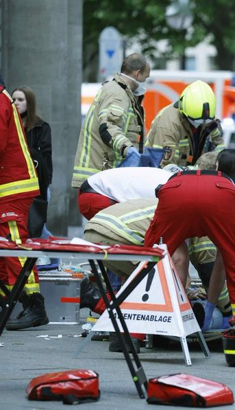 Se conoció el primer video del atropello masivo en Berlín que dejó un muerto y heridos