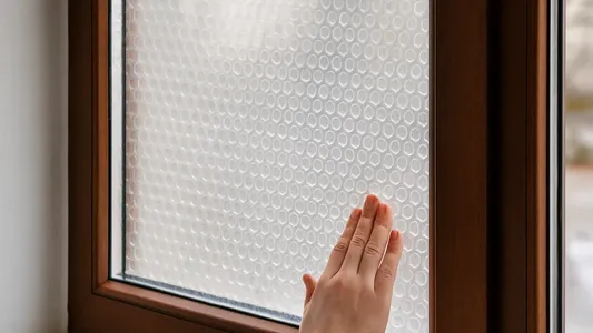 El método simple para aislar ventanas con papel de burbujas y conservar mejor el calor