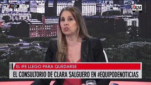 El consultorio de Clara Salguero en las redes sociales de A24