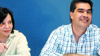 Jorge Capitanich despidió a su ex esposa Sandra Mendoza en el Senado