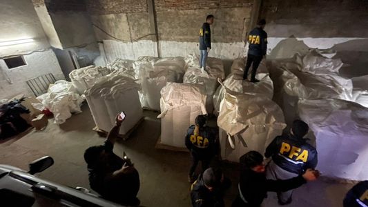 Rosario: desbaratan una banda narco que planeaba enviar 1.600 kilos de cocaína a Dubái