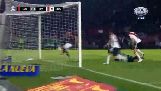 El gol de Bueno que le da el triunfo a Colón