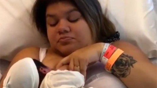 Jorge Rial mostró un video de Morena dándole la teta a su hijo