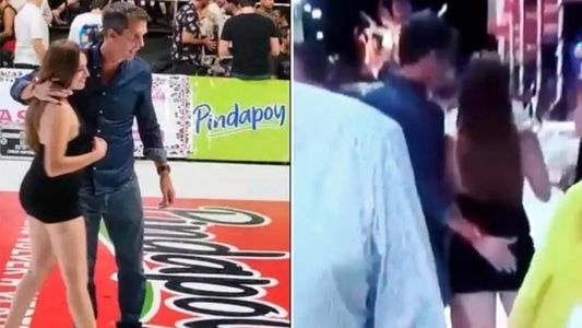 Un video del intendente de Concordia desató el escándalo: ¿le tocó la cola a una periodista en público?