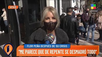 Florencia Peña le dedicó un párrafo a Ángel de Brito y contó qué se dijeron en privado