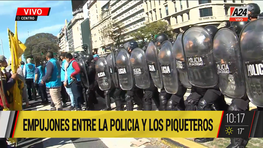 Corte en la 9 de Julio: se libera el Obelisco, pero sigue en la Av. Belgrano