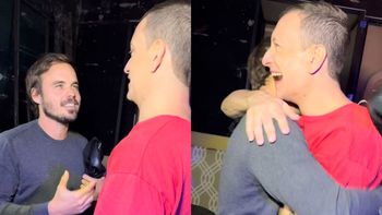 Benjamín Rojas aplaudió de pie a Nico Vázquez en Tootsie: abrazos y recuerdos sobre las tablas