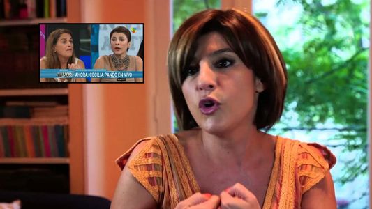 Carolina Papaleo: Pando tiene un libreto aprendido, la saqué un poco de eso y se colapsó