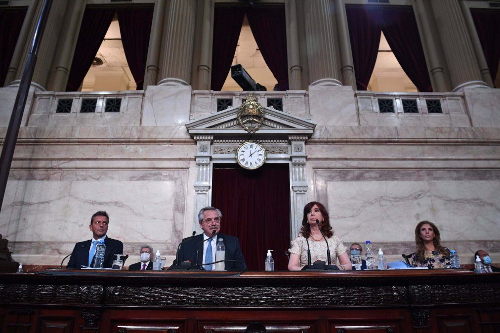 Consejo de la Magistratura: El Gobierno se muestra unido en la estrategia contra la Corte Suprema. Foto: Archivo apertura de sesiones ordinarias.