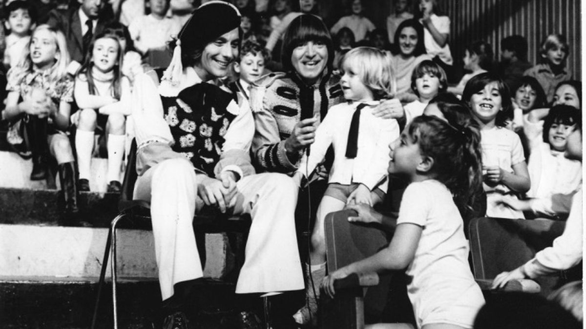 Carlitos Bal&aacute; junto a Pipo Pescador en plena acci&oacute;n all&aacute; por los a&ntilde;os '70 y '80.&nbsp;