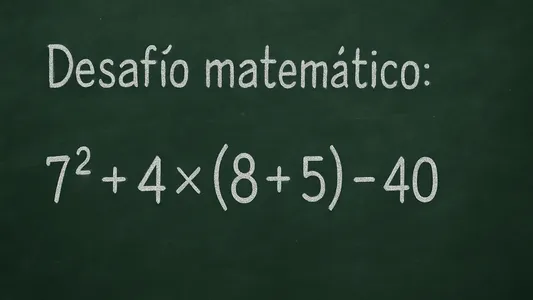 Desafío matemático: ¿cuánto tiempo te lleva resolverlo?