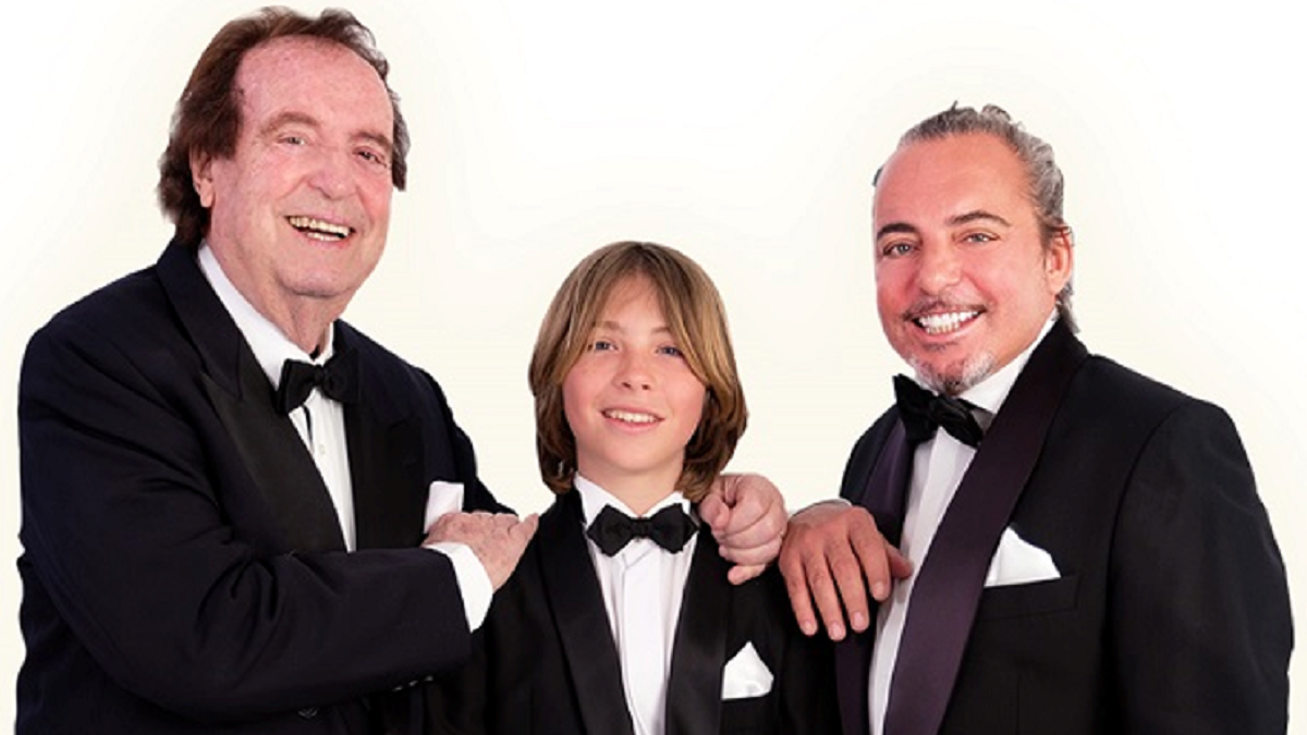 Dyango llega a la Argentina por primera vez junto a&nbsp; su hijo Marcos Llunas y su nieto Axel