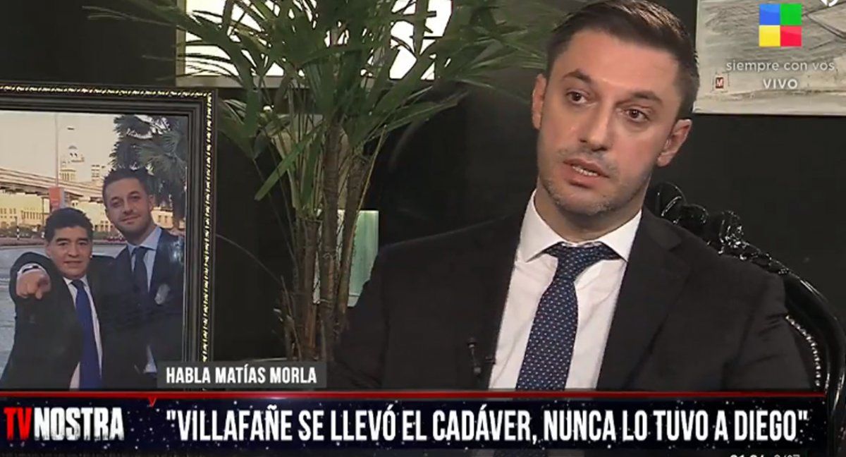 Matías Morla con Jorge Rial: A Maradona lo mató....