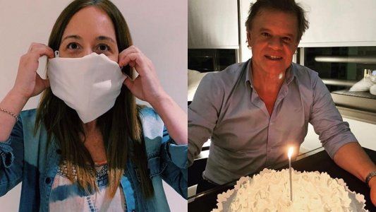 El efusivo saludo de María Eugenia Vidal para Quique Sacco: Sos todo lo que está bien