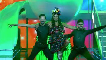 Anamá Ferreira improvisó una coreo en el programa de Guido Kaczka, Bienvenidos a bordo.